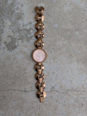 Fossil Ladies Watch Crystal Accents Bronze Copper Dial Tortoise Shell Bracelet women-s-fossil-riley-  main image 4